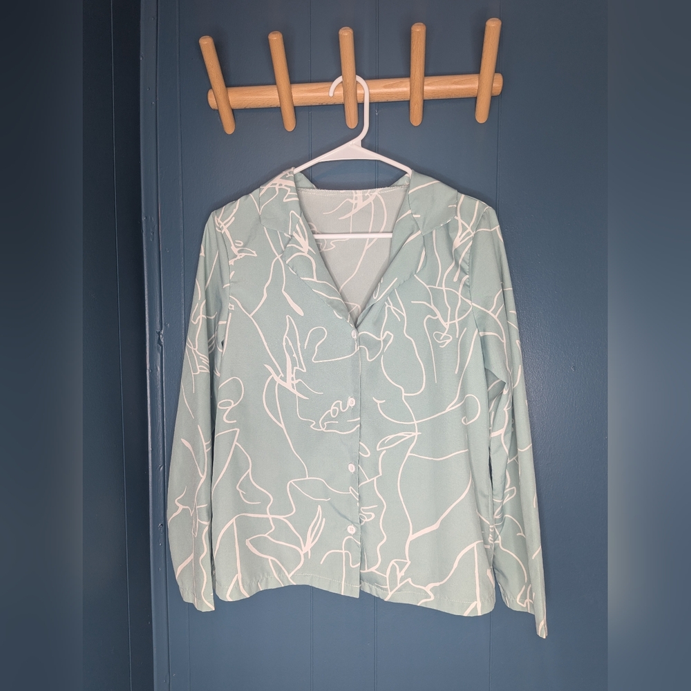 Mint green PJ set
